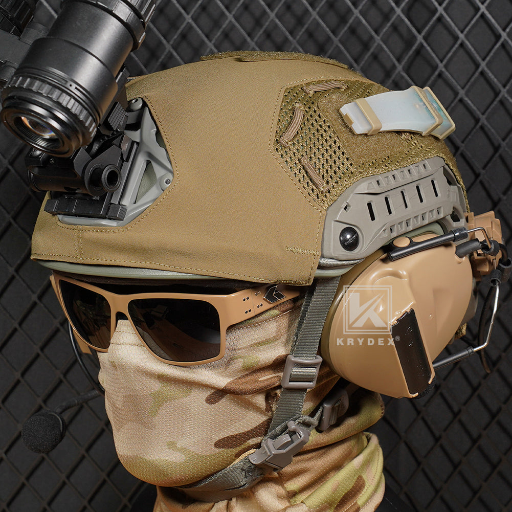 Krydex Tactical Helmet Cover for Fast Helmet Size M L XL Maritime Helmet Airsoft Paintball Helmet