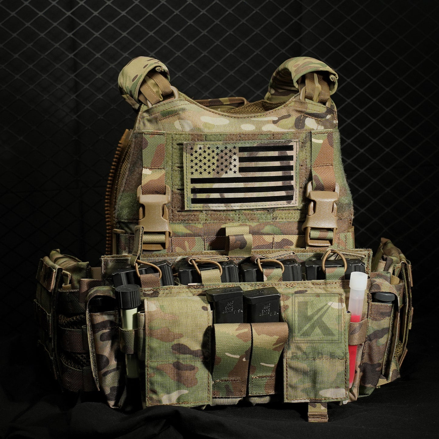 KRYDEX Tactical MF IV Placard 556 & 9mm Magazine Pouch for SCARAB Plate Carrier Vest