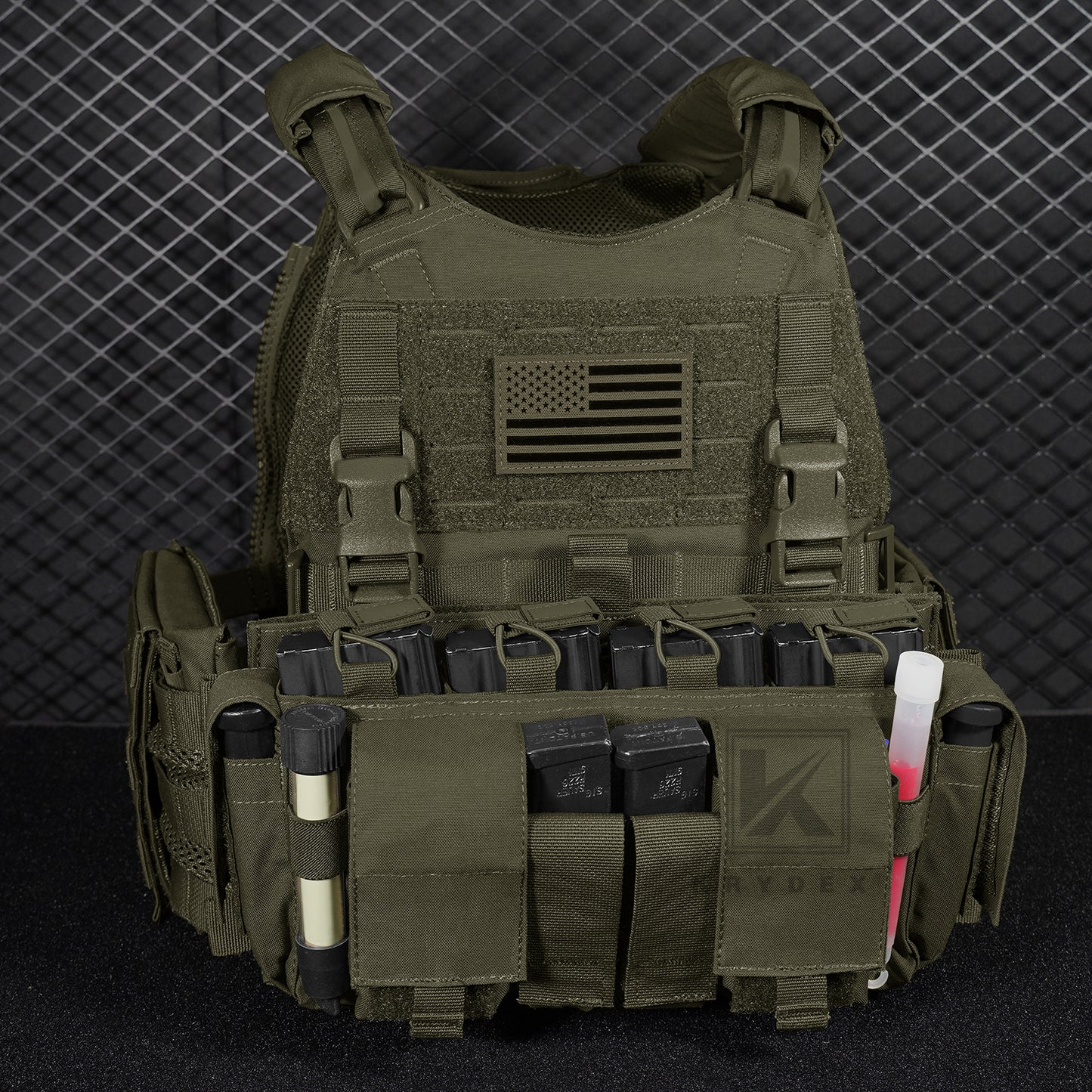 KRYDEX Tactical MF IV Placard 556 & 9mm Magazine Pouch for SCARAB Plate Carrier Vest
