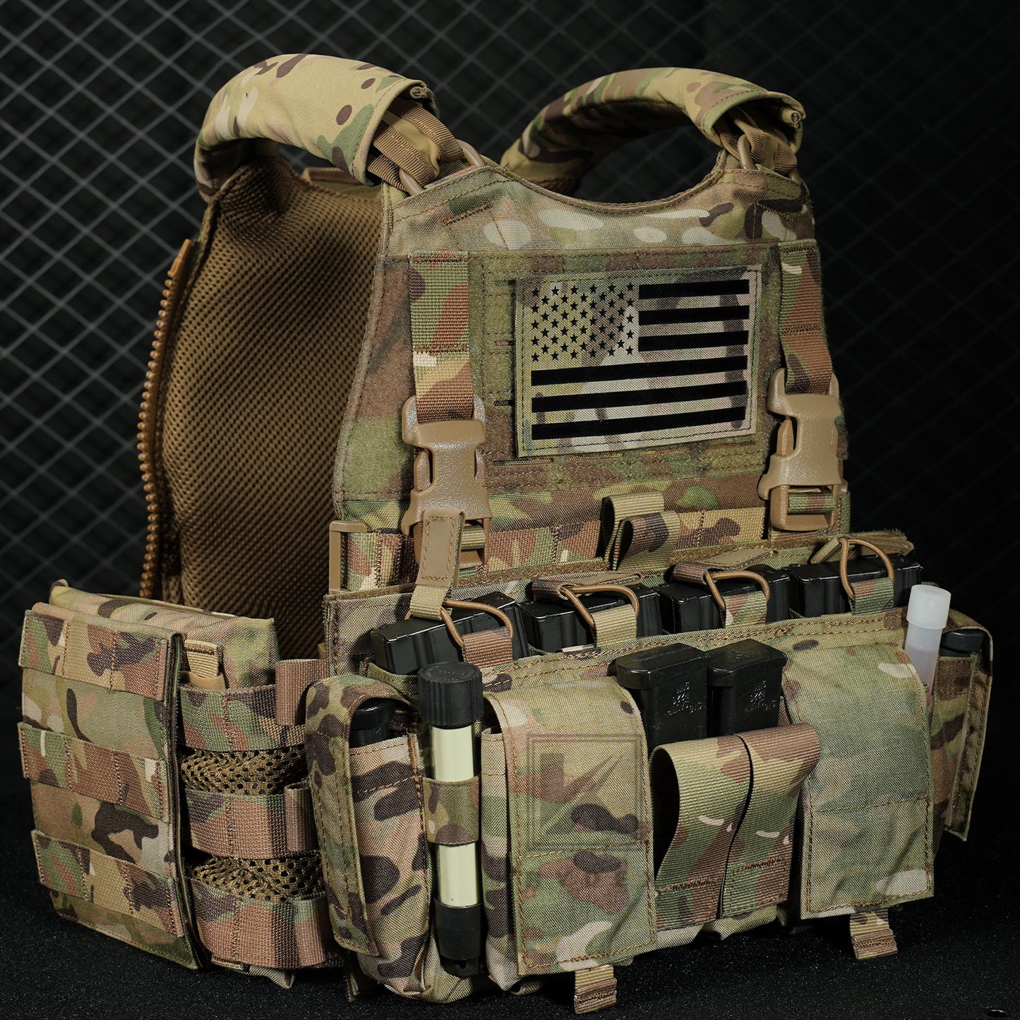 KRYDEX Tactical MF IV Placard 556 & 9mm Magazine Pouch for SCARAB Plate Carrier Vest