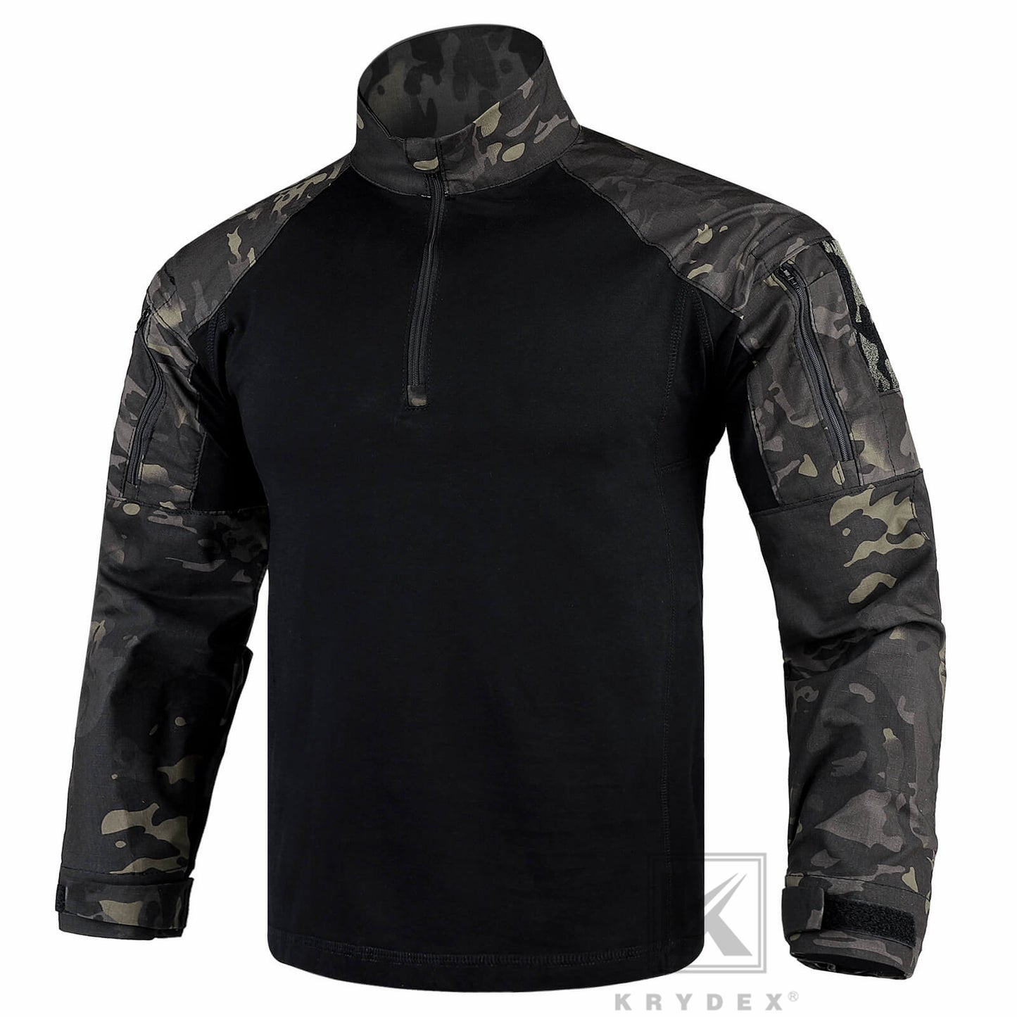 Krydex Tactical Men’s Combat Shirts with Elbow Pads Uniform