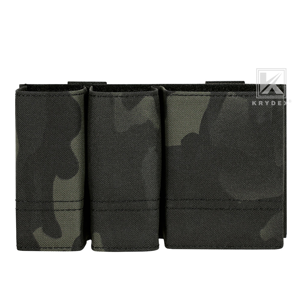 Krydex Tactical Double 9mm & 5.56 Magazine Pouch Mag Holder Duty Belt & Molle Compatible