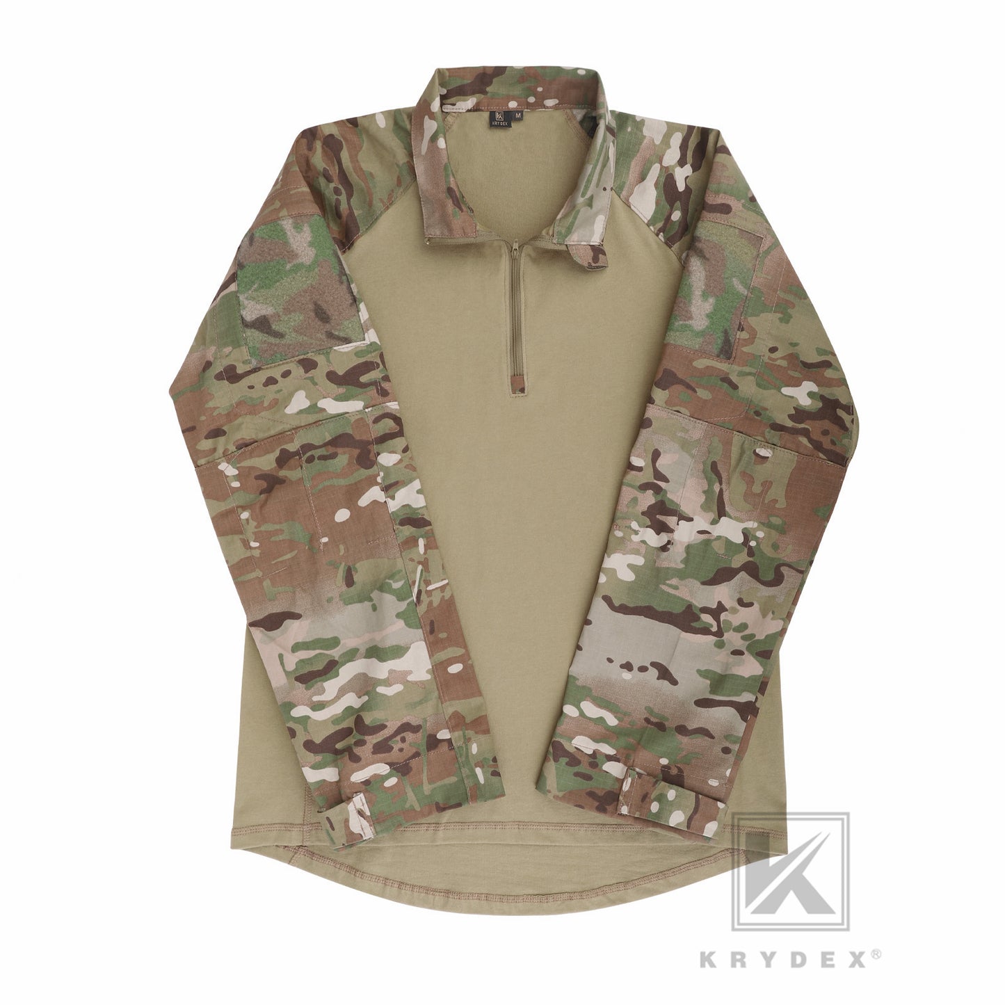 Krydex Tactical Men’s Combat Shirts with Elbow Pads Uniform