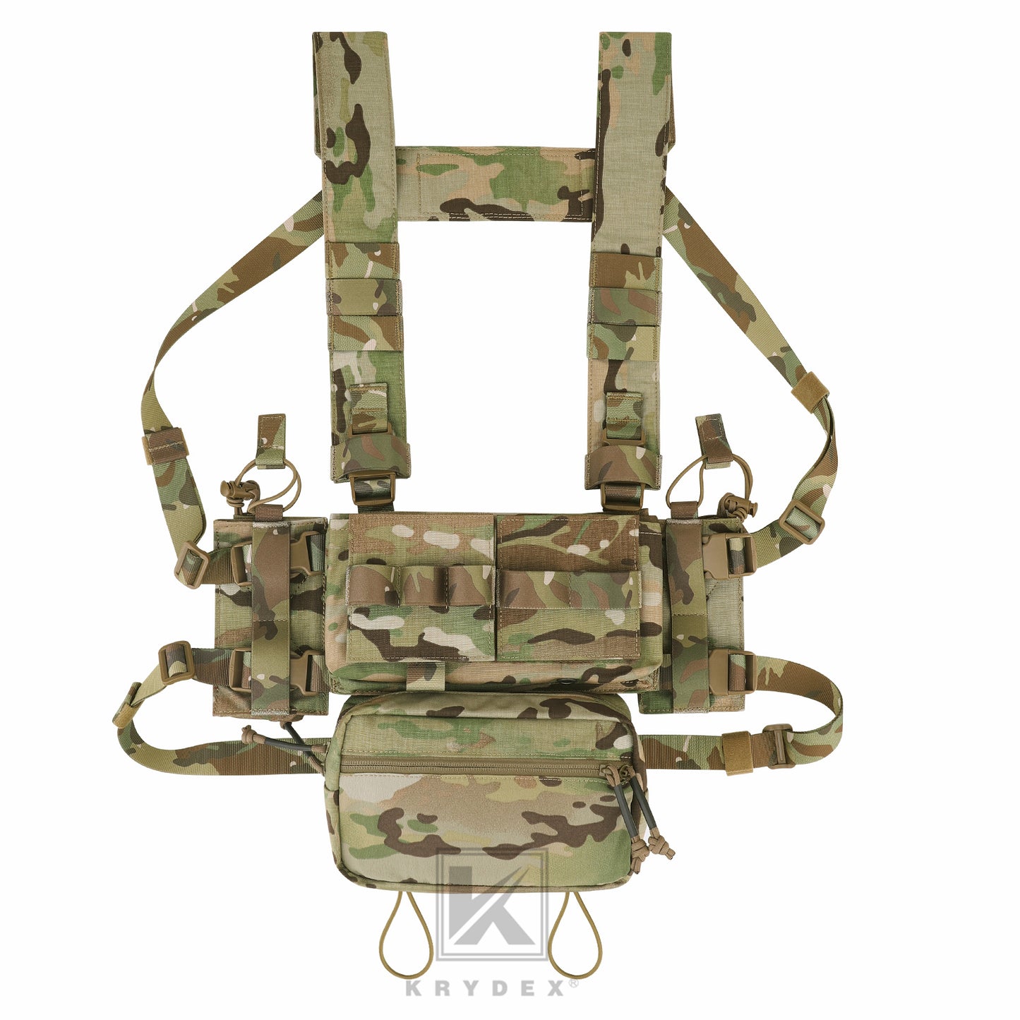KRYDEX MK3 MK4 Micro Fight Chassis Modular Chest Rig Lightweight Tactical Vest With Magazine Pouches