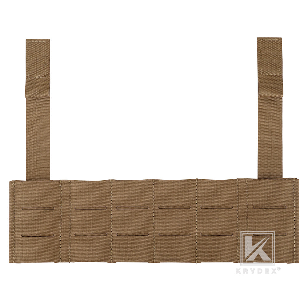 Krydex Tactical Chest Rig MOLLE Panel Front Chest Holder Bridge Phone Mount for D3CR MK3 MK4 UW SOP Rigs