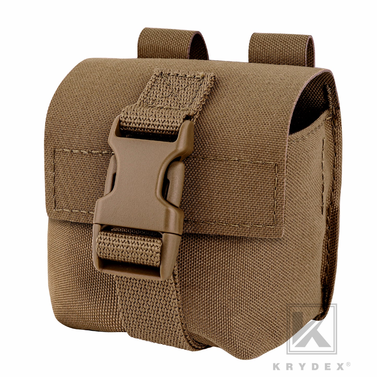 KRYDEX Tactical Frag Grenade Pouch MOLLE PALS & Belt System Small Handy EDC Glove Pouch
