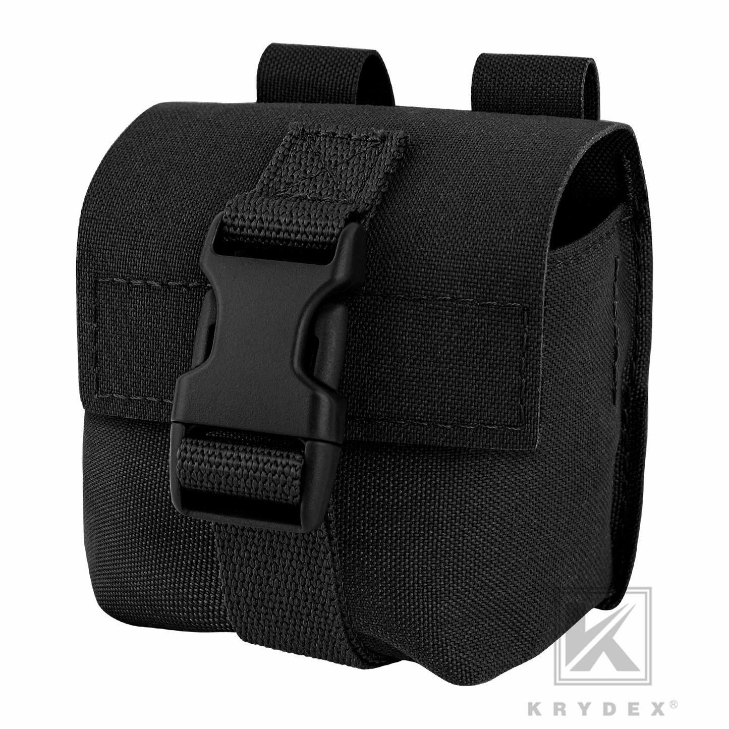 KRYDEX Tactical Frag Grenade Pouch MOLLE PALS & Belt System Small Handy EDC Glove Pouch