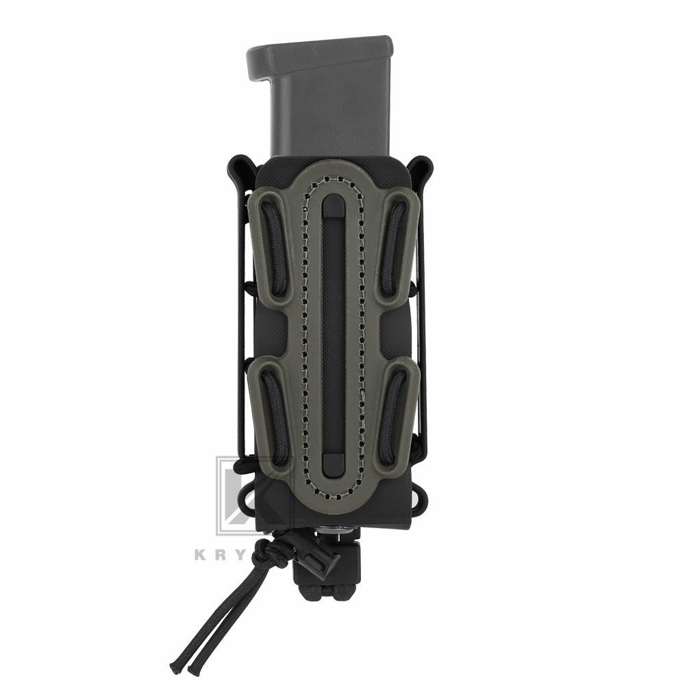 KRYDEX Soft Shell 9mm Pistol Magazine Pouch Mag Carrier with Clip Tall