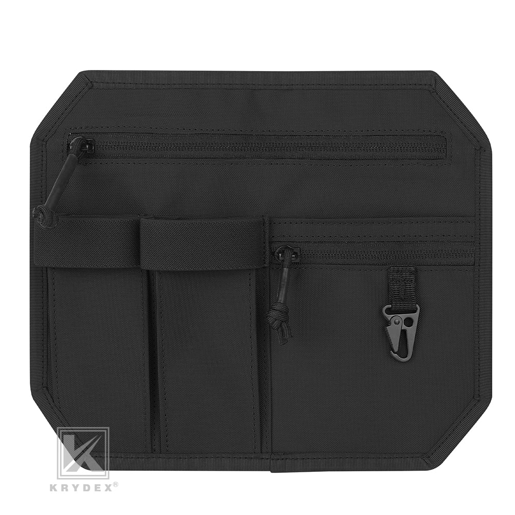 Krydex Tactical Hook Backed Organizer Panel Admin Insert EDC Pouch for Backpack Range Bag Accessory organizer Outdoor survival gear panel