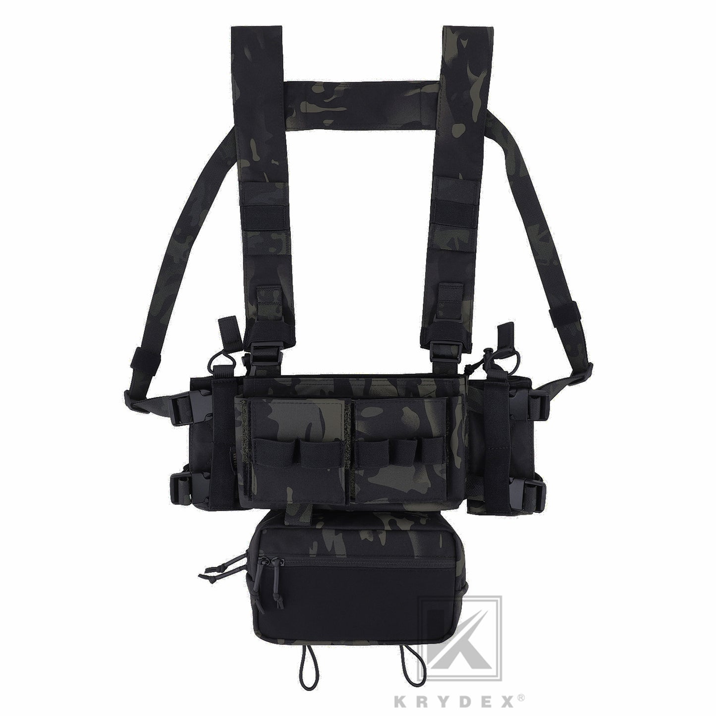 KRYDEX MK3 MK4 Micro Fight Chassis Modular Chest Rig Lightweight Tactical Vest With Magazine Pouches
