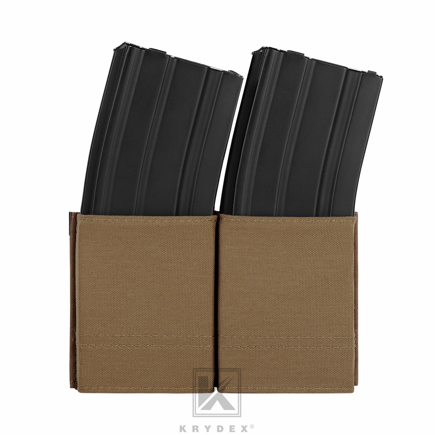 Krydex Tactical 5.56 Double Magazine Pouch M4 Mag Holder Duty Belt & Molle Compatible
