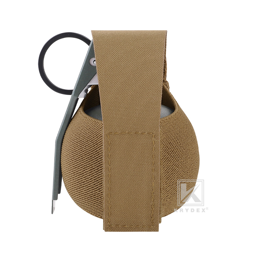 Krydex Tactical Elastic Frag Grenade Pouch MOLLE PALS & Belt system
