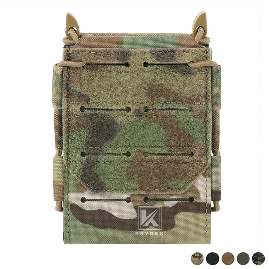 Krydex Tactical 556 Magazine Pouch Open Top Rifle Mag Carrier Rapid Access MOLLE Compatible