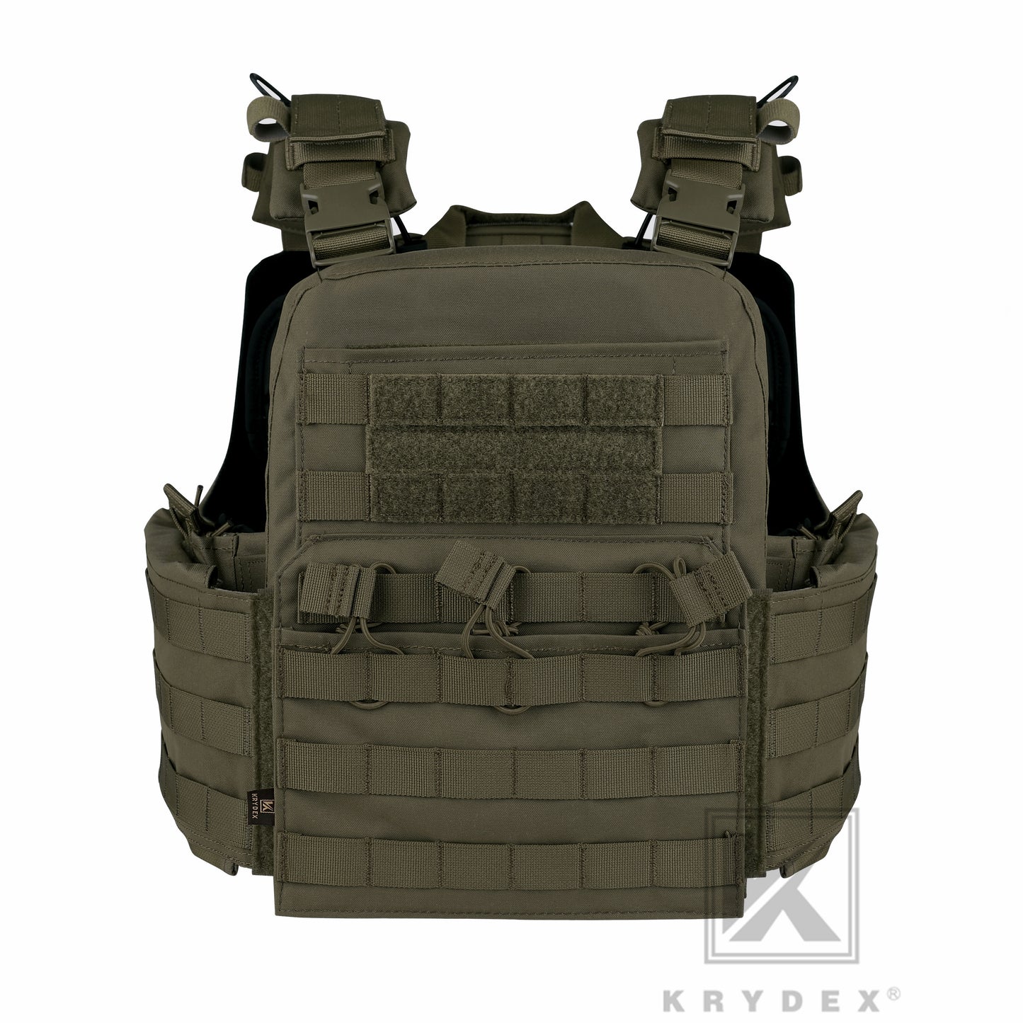 KRYDEX Tactical Plate Carrier Heavy Duty Modular MOLLE Vest