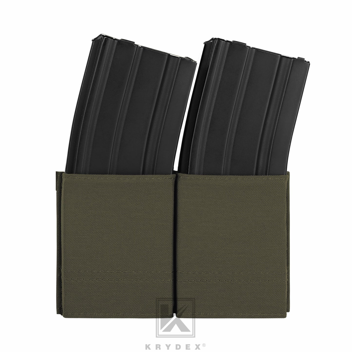 Krydex Tactical 5.56 Double Magazine Pouch M4 Mag Holder Duty Belt & Molle Compatible