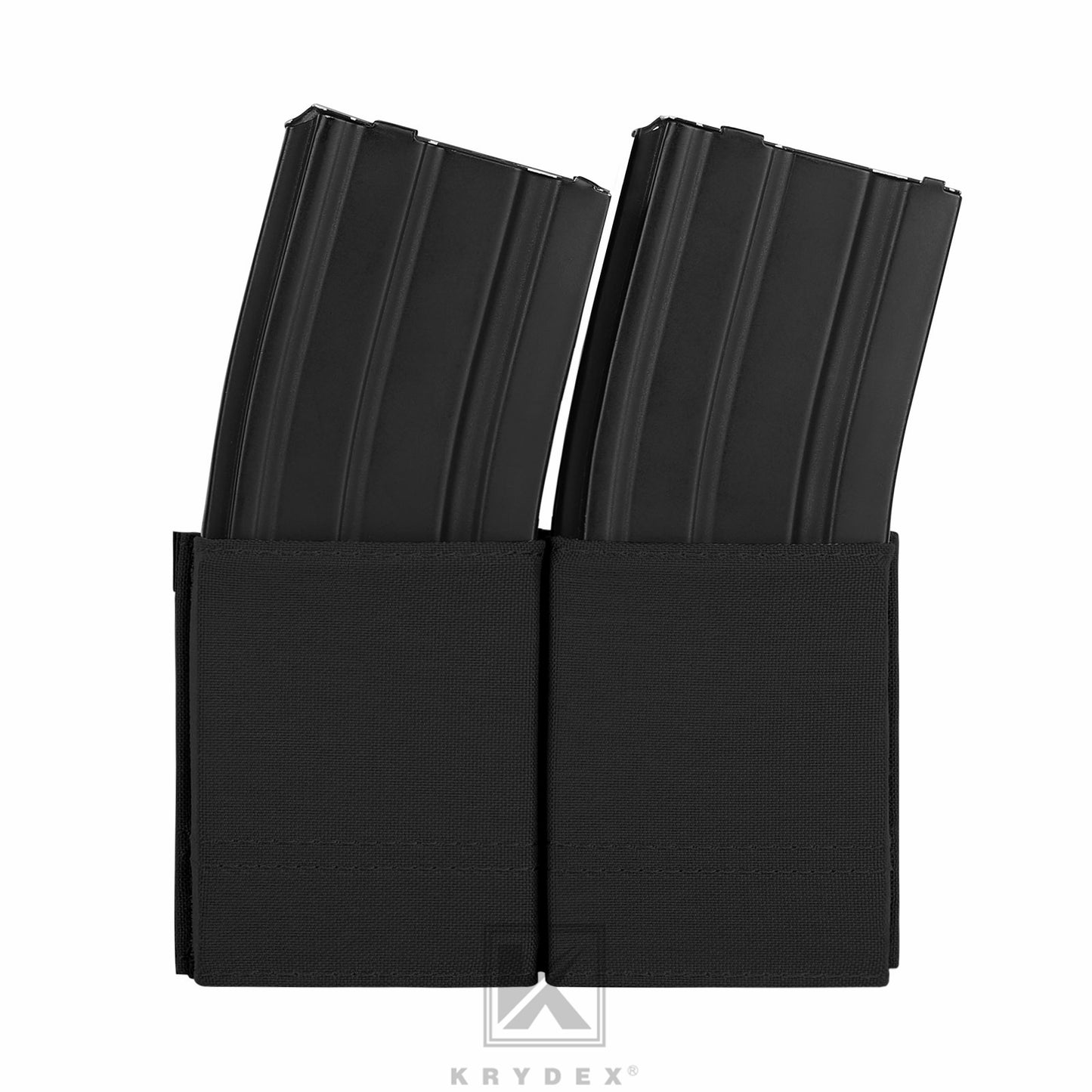 Krydex Tactical 5.56 Double Magazine Pouch M4 Mag Holder Duty Belt & Molle Compatible