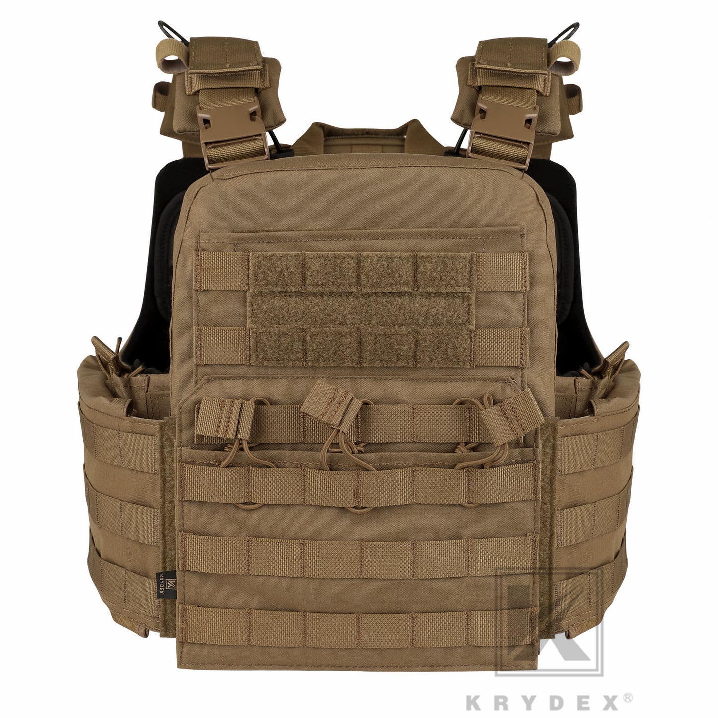 KRYDEX Tactical Plate Carrier Heavy Duty Modular MOLLE Vest