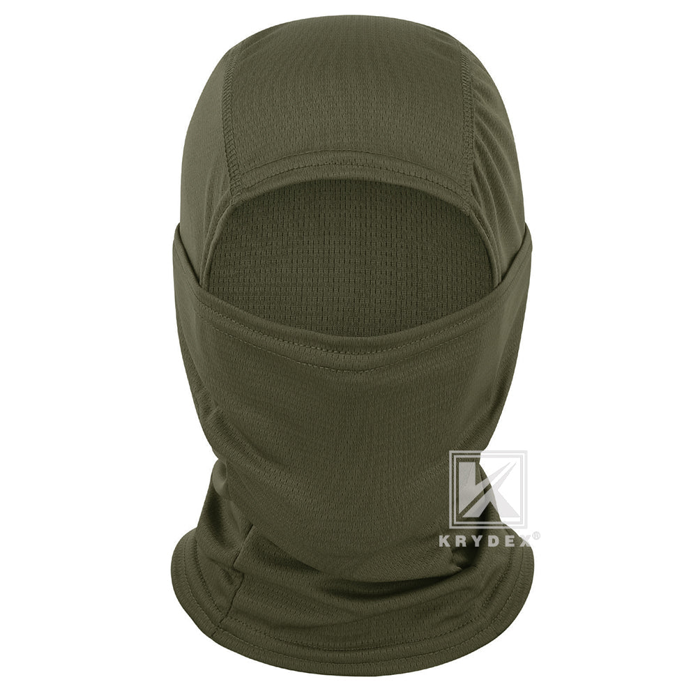 Krydex Tactical Face Mask Balaclava Camouflage Full Head Wrap Quick Dry Neck Gaiter UV Protection Hood for Motorcycle Cycling Hiking Hunting