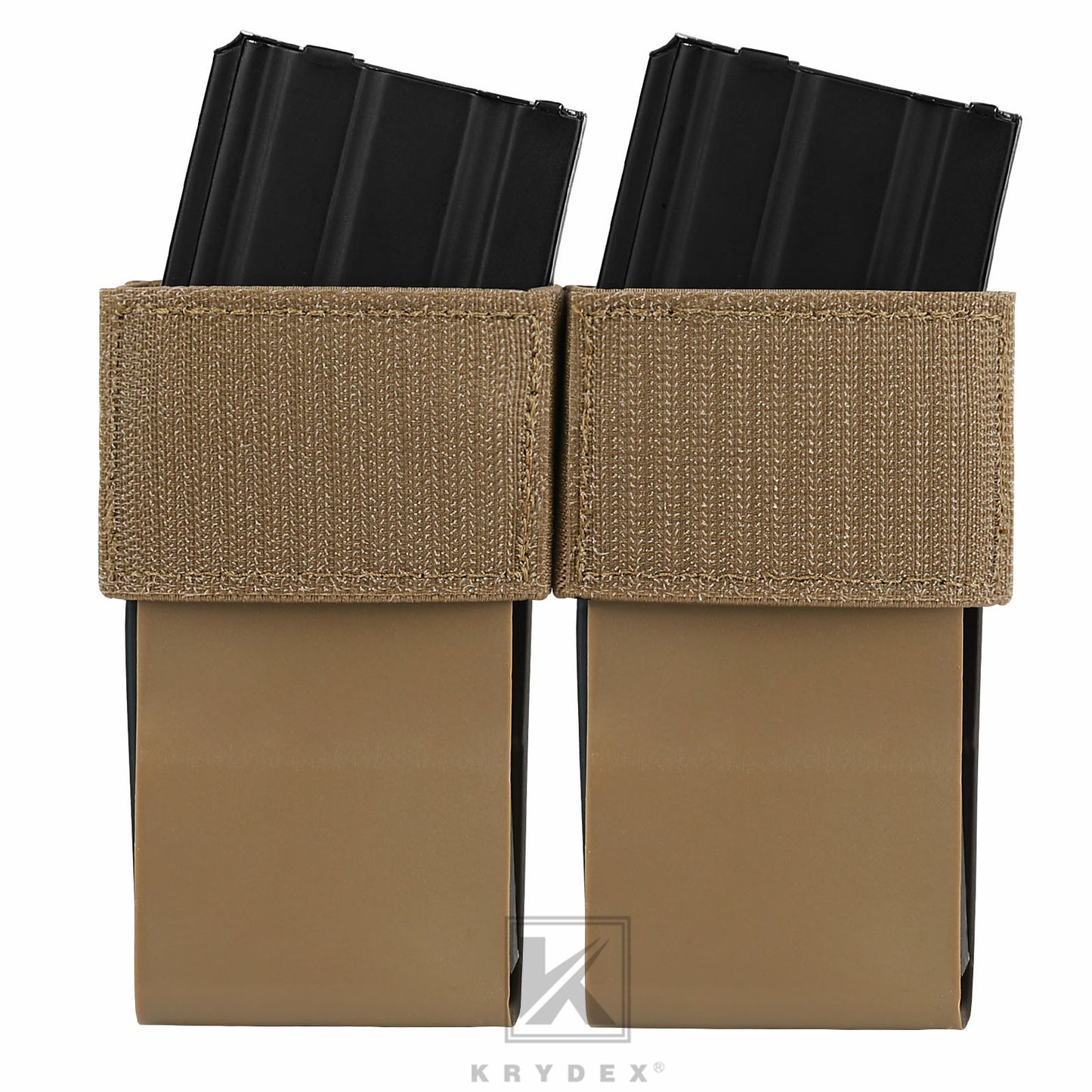 Krydex Tactical 556 Double Mag Insert Magazine Pouch D3CR Chest Rig MK3 Tactical Vest Placard Kangaroo