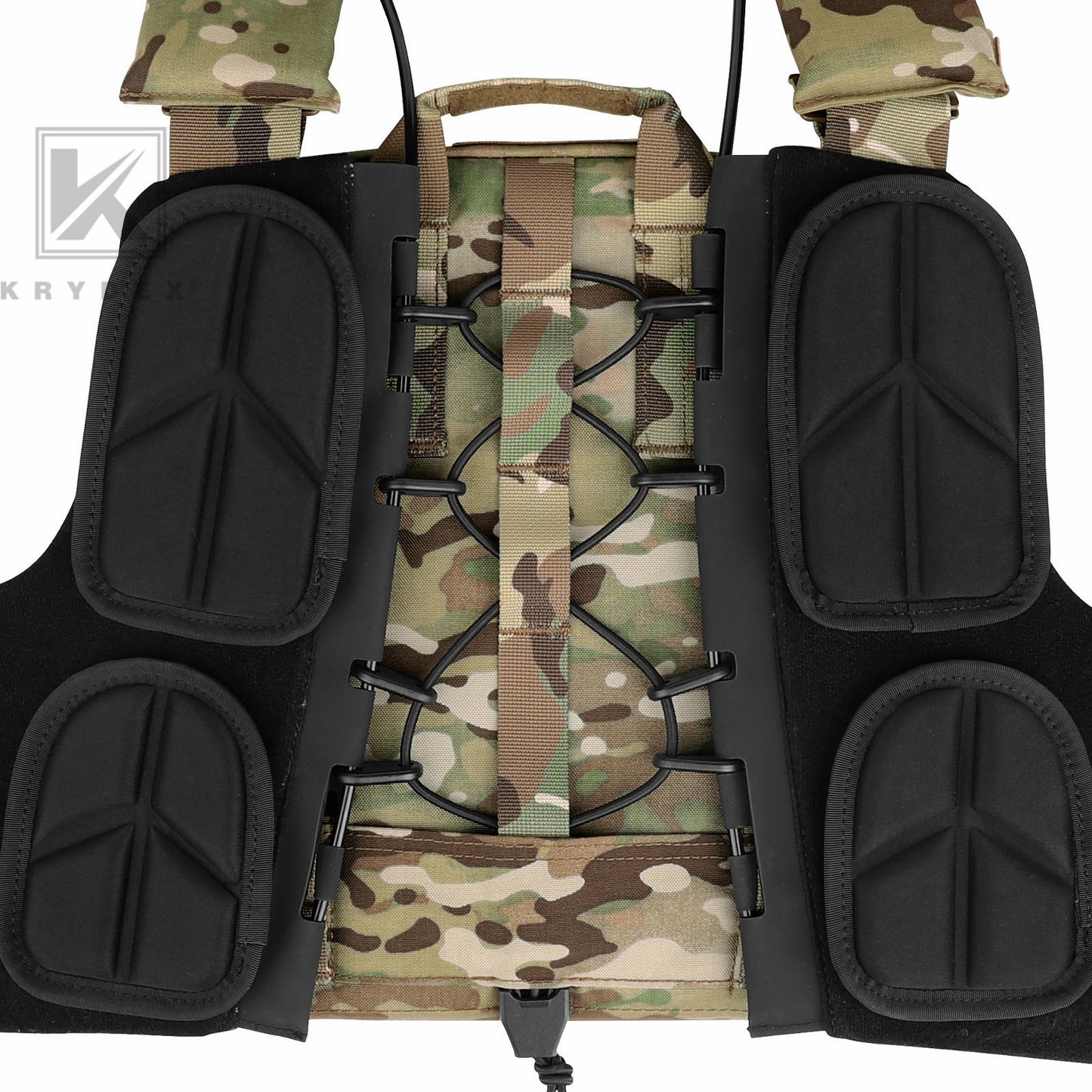 KRYDEX Tactical Plate Carrier Heavy Duty Modular MOLLE Vest