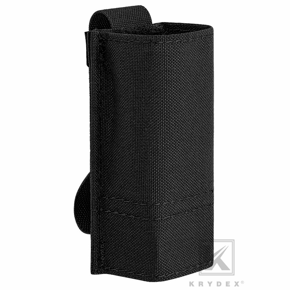 KRYDEX Tactical 9mm Single Pistol Magazine Pouch Mag Holder Duty Belt MOLLE Compatible
