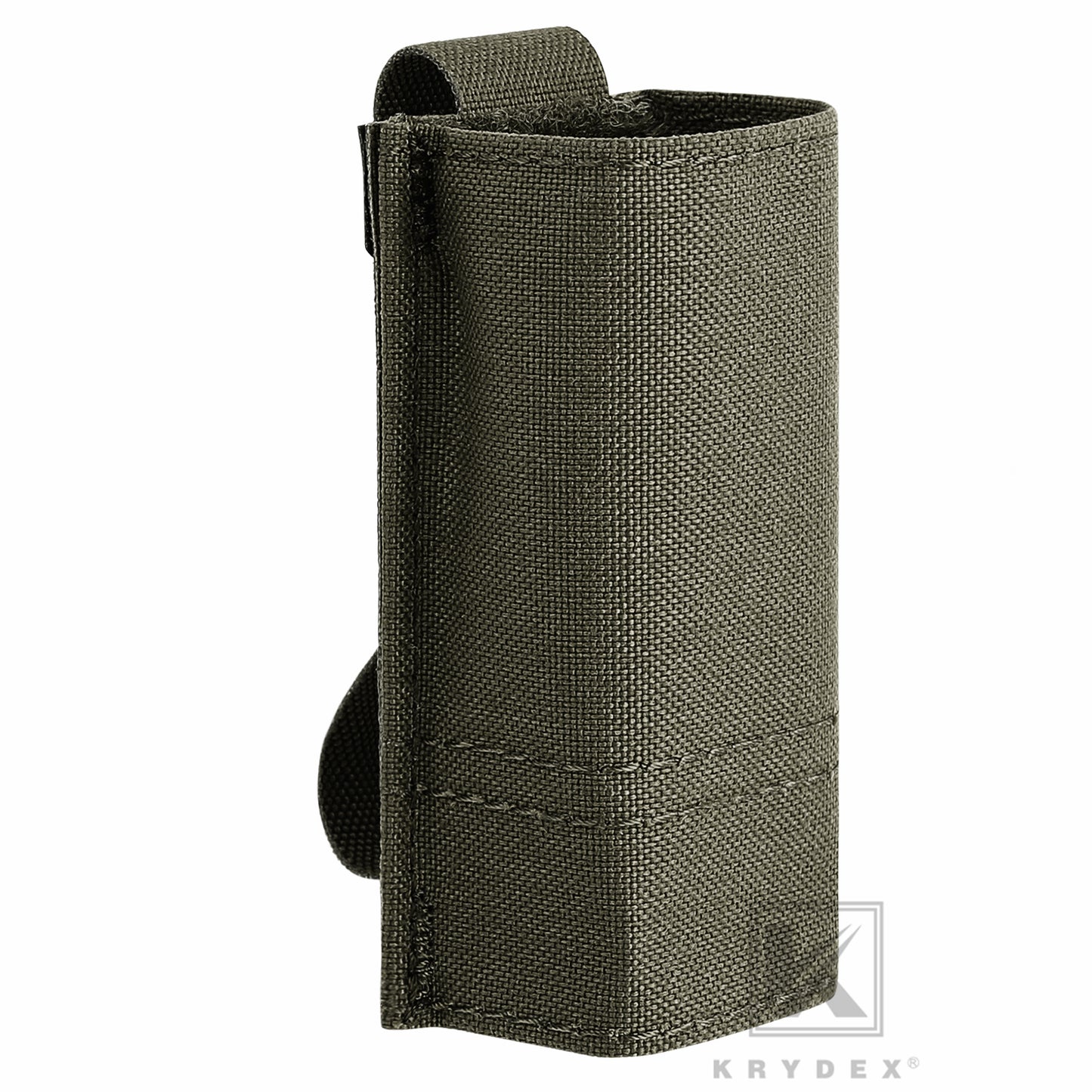 KRYDEX Tactical 9mm Single Pistol Magazine Pouch Mag Holder Duty Belt MOLLE Compatible