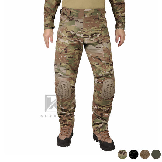 Krydex Tactical Men’s Combat Pants with Knee Pads Uniform Trousers
