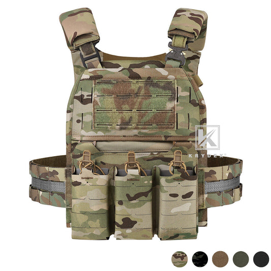 KRYDEX FCPC V5 Plate Carrier with Tegris Assault Cummerbund and KTAR Front Flap