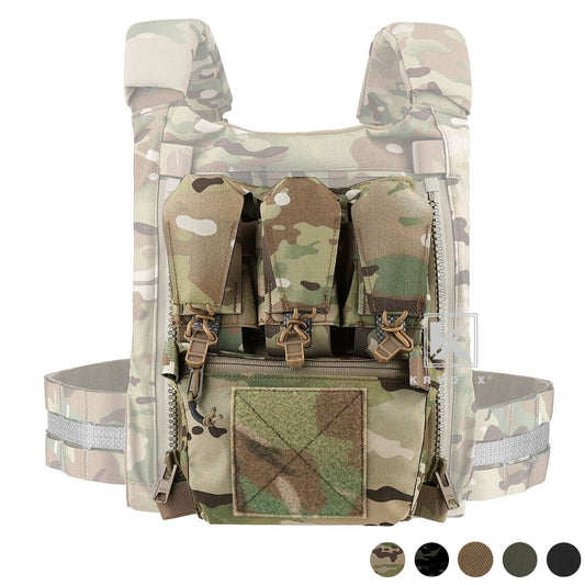 KRYDEX Tactical Zip On Assault Back Panel Banger MOLLE for FCPC V5 Plate Carrier Vest