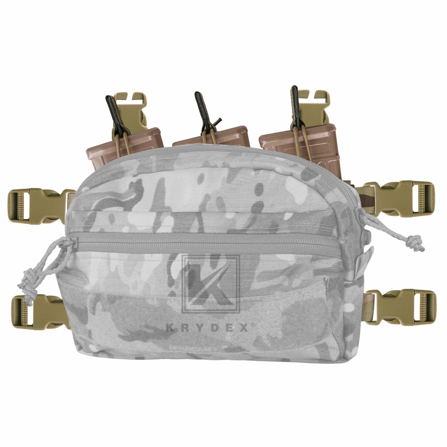 Krydex Tactical MK5 Micro Fight Chassis Laser Cut Chest Rig Lightweight Tactical Vest 5.56 MP7 Magazine Placard