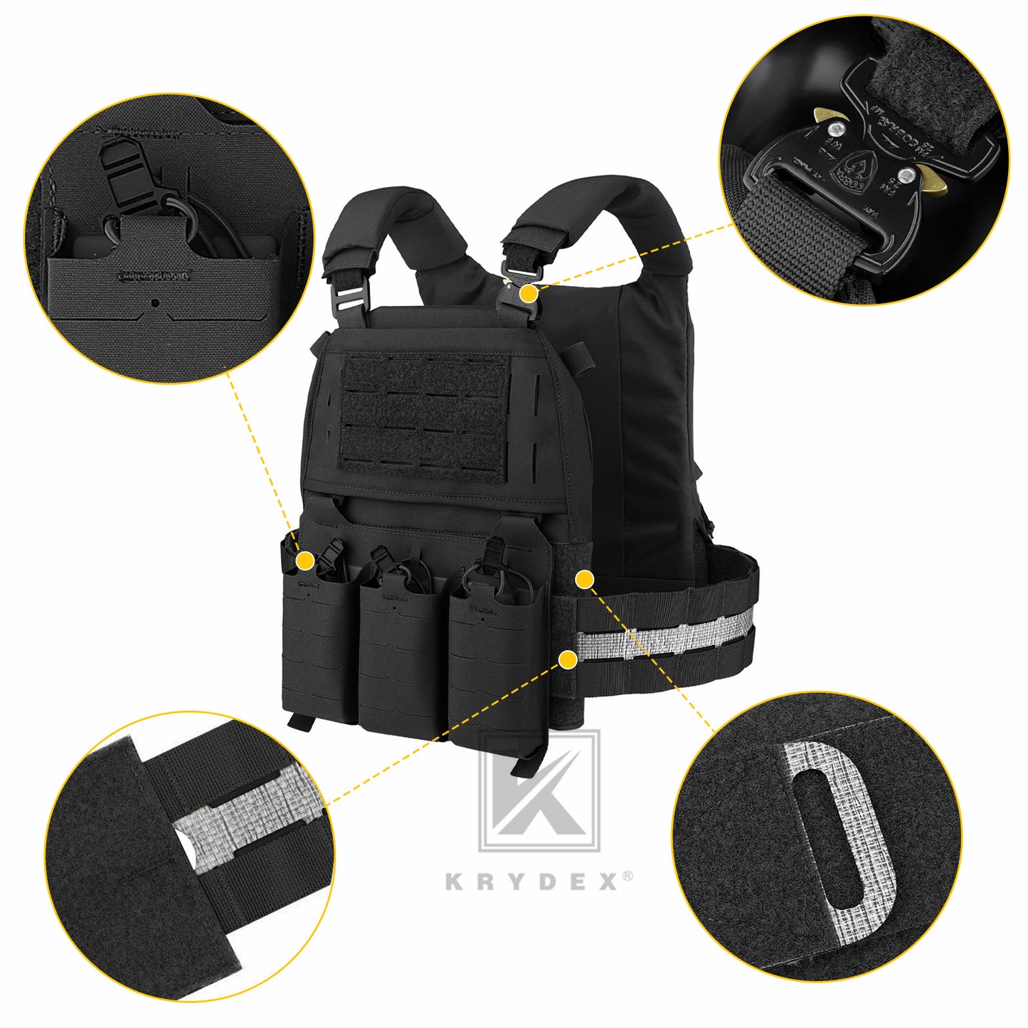 KRYDEX FCPC V5 Plate Carrier with Tegris Assault Cummerbund and KTAR Front Flap