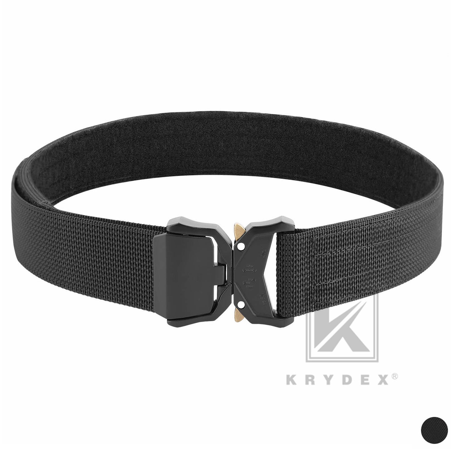 KRYDEX Quick Release 1.5" Heavy Duty Tactical Belt 2-Ply Nylon Metal Flip Top Buckle