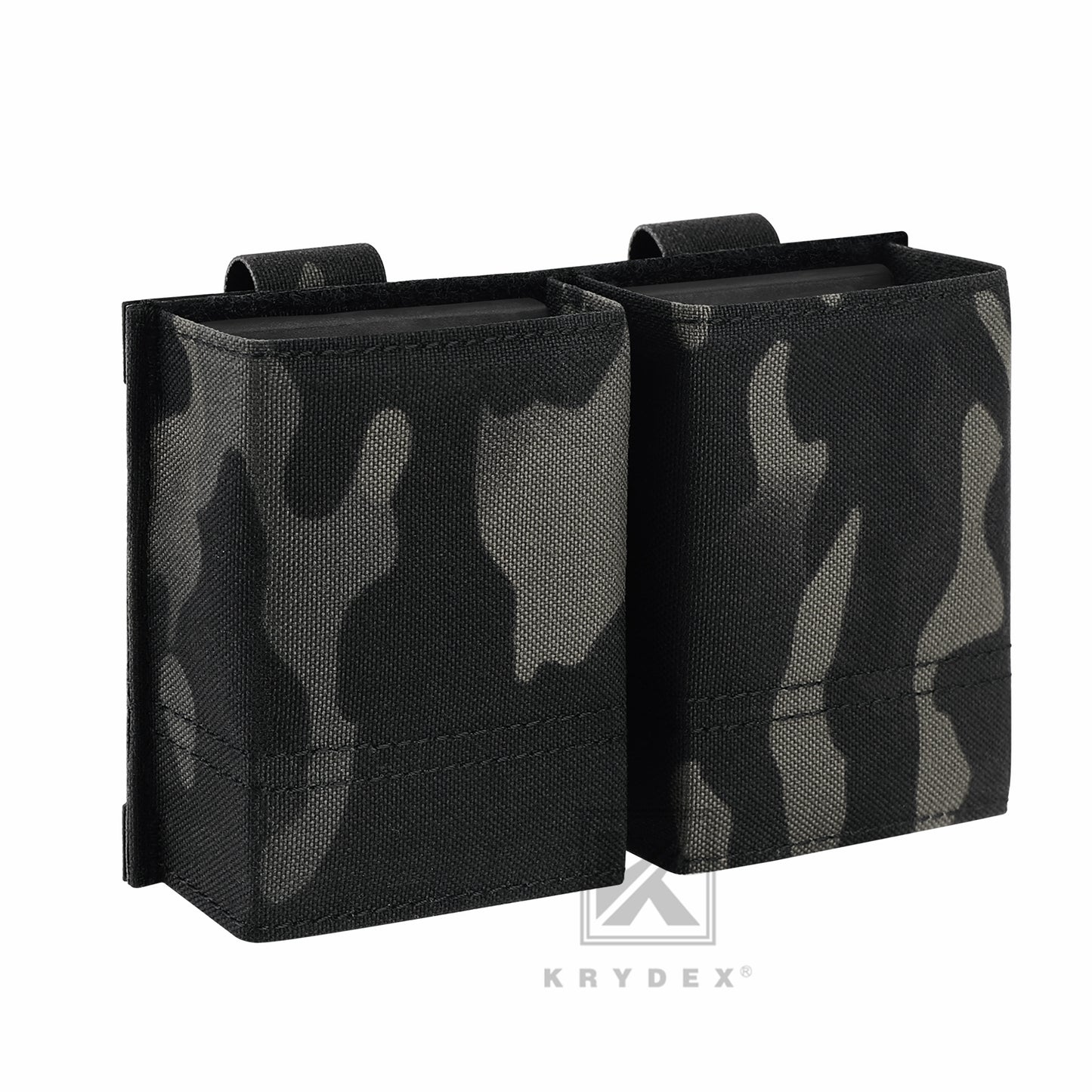 Krydex Tactical 5.56 Double Magazine Pouch M4 Mag Holder Duty Belt & Molle Compatible