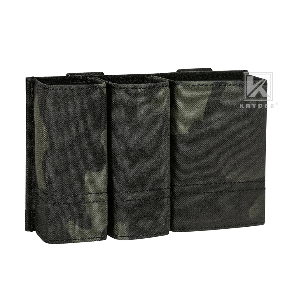Krydex Tactical Double 9mm & 5.56 Magazine Pouch Mag Holder Duty Belt & Molle Compatible