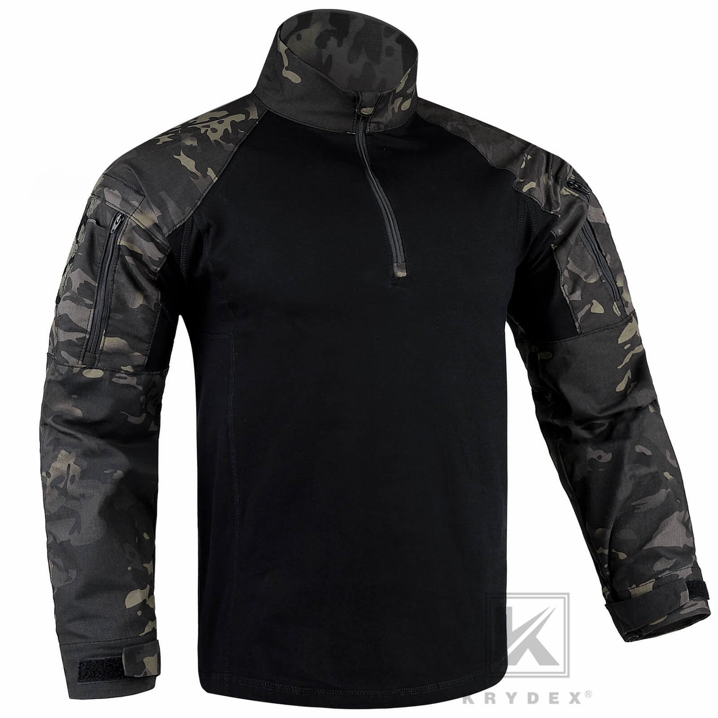 Krydex Tactical Men’s Combat Shirts with Elbow Pads Uniform