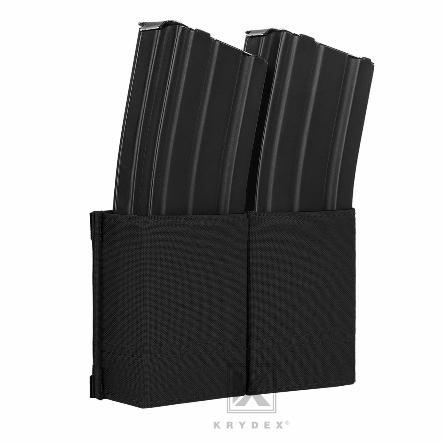 Krydex Tactical 5.56 Double Magazine Pouch M4 Mag Holder Duty Belt & Molle Compatible