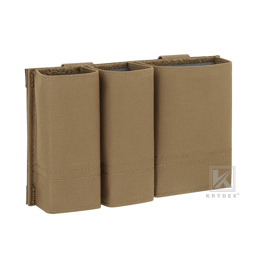 Krydex Tactical Double 9mm & 5.56 Magazine Pouch Mag Holder Duty Belt & Molle Compatible
