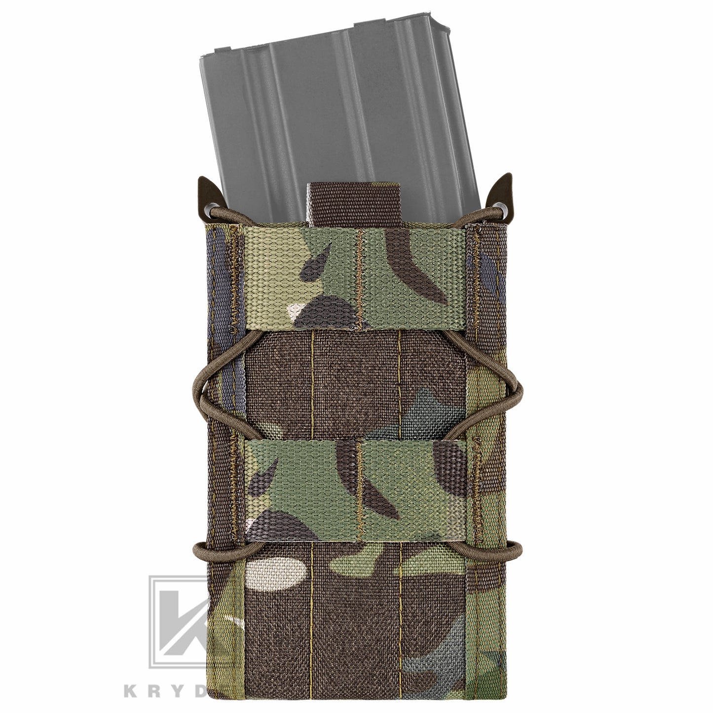 KRYDEX Tactical Modular 5.56 .223 Single Open Top Magazine Pouch Mag Holder