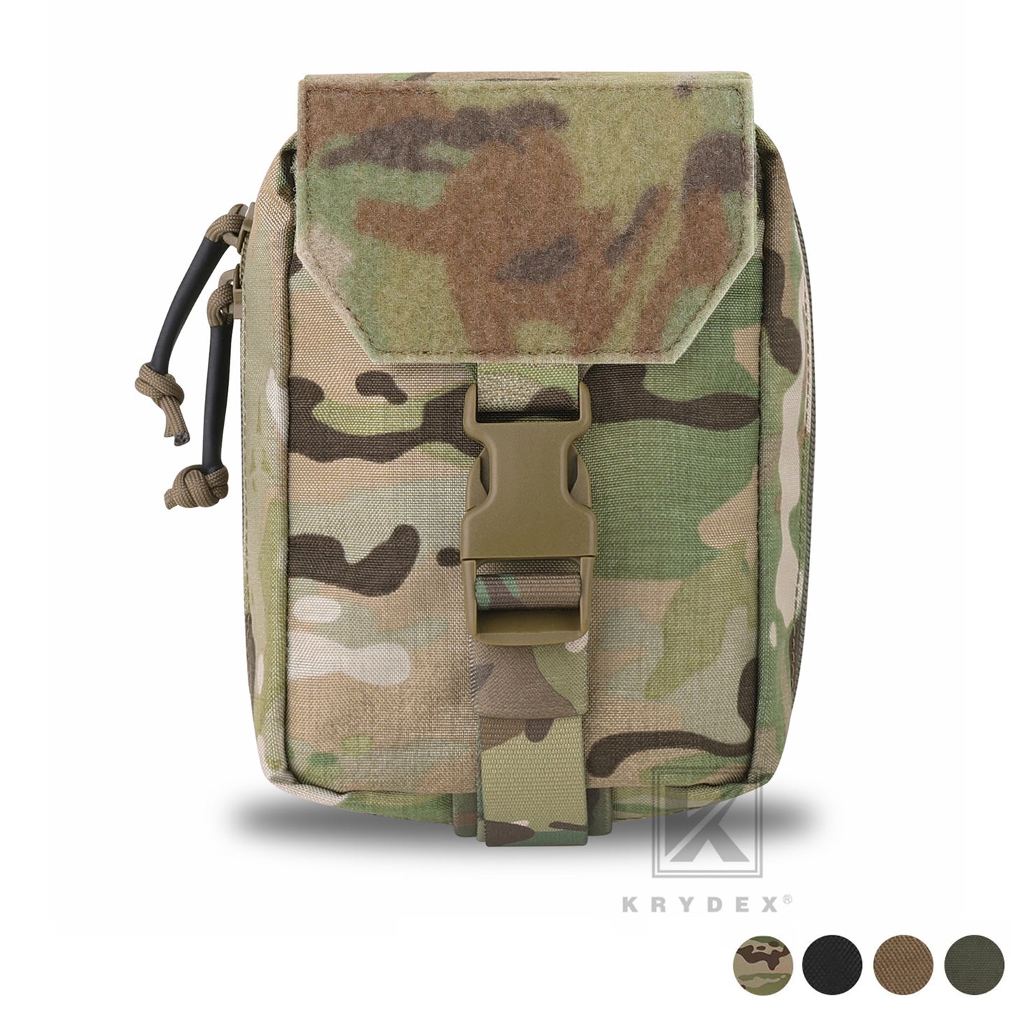Krydex Tactical Rip Away Medical Pouch Tear Off First Aid IFAK Pouch Trauma Bag Molle & Belt Outdoor Emergency Survival Bag