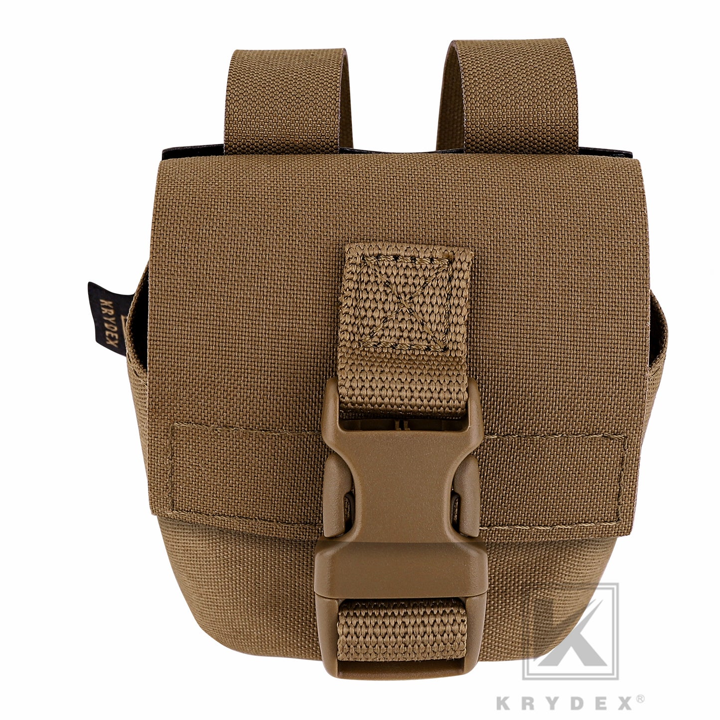 KRYDEX Tactical Frag Grenade Pouch MOLLE PALS & Belt System Small Handy EDC Glove Pouch