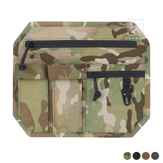 Krydex Tactical Hook Backed Organizer Panel Admin Insert EDC Pouch for Backpack Range Bag Accessory organizer Outdoor survival gear panel