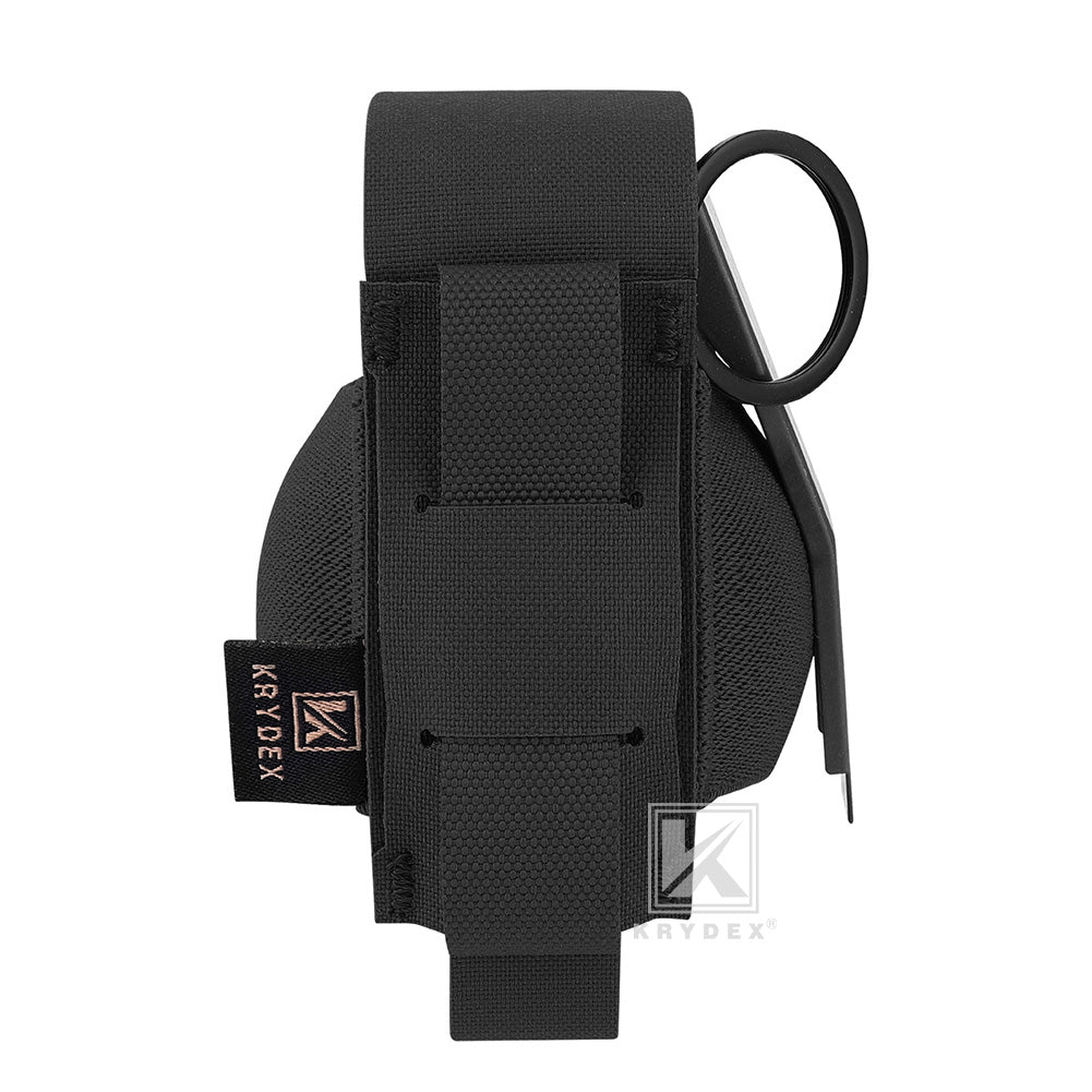 Krydex Tactical Elastic Frag Grenade Pouch MOLLE PALS & Belt system