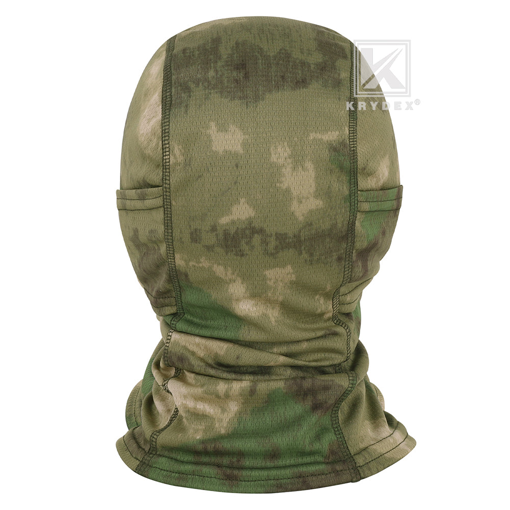 Krydex Tactical Face Mask Balaclava Camouflage Full Head Wrap Quick Dry Neck Gaiter UV Protection Hood for Motorcycle Cycling Hiking Hunting