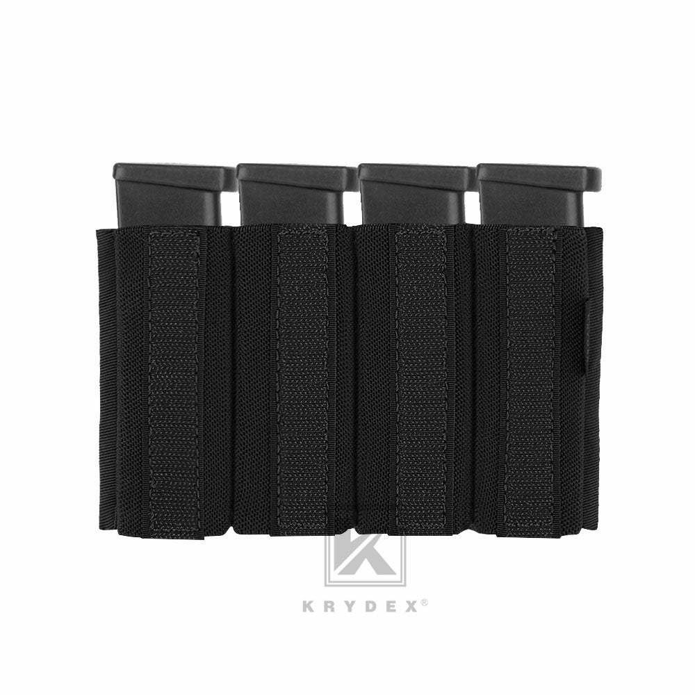 KRYDEX Quadruple Elastic Insert Pouch fit 1911 Mags for MK3 MK4 Chest Rig