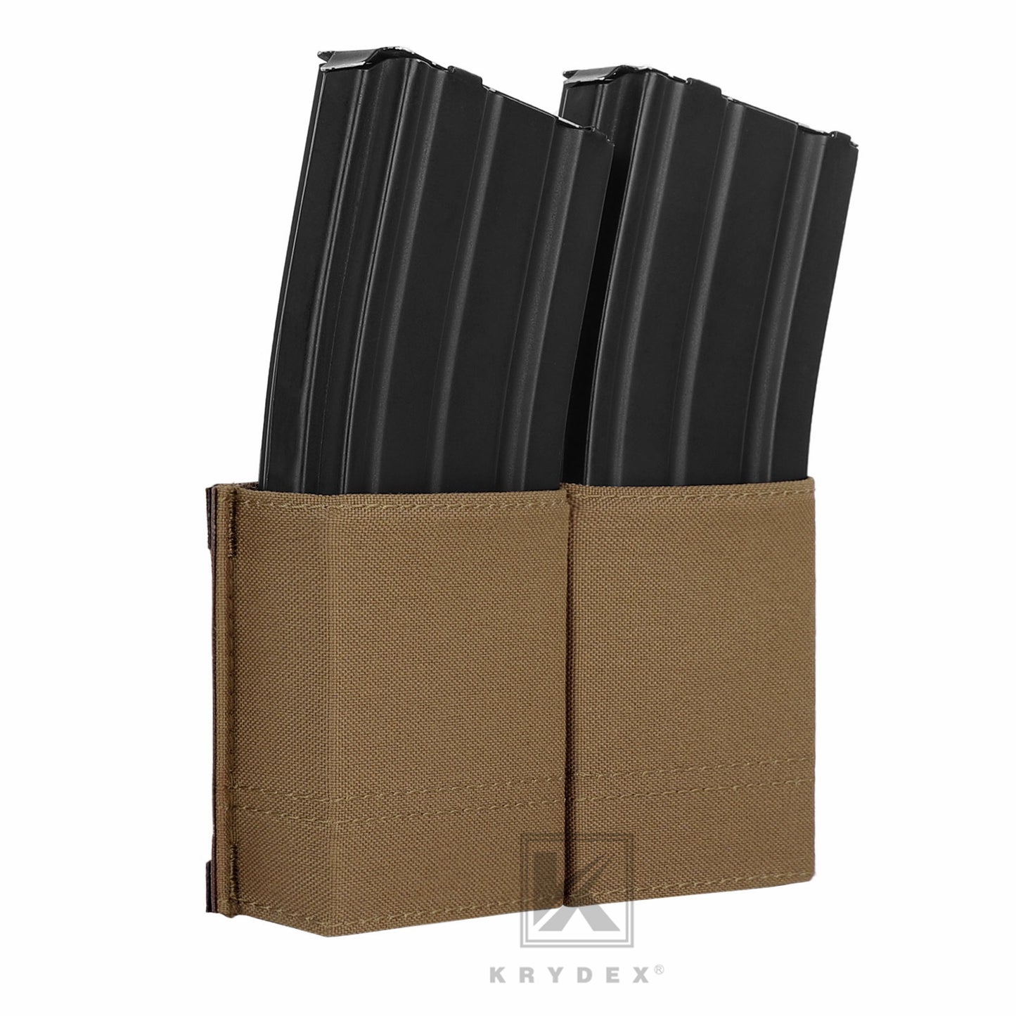 Krydex Tactical 5.56 Double Magazine Pouch M4 Mag Holder Duty Belt & Molle Compatible