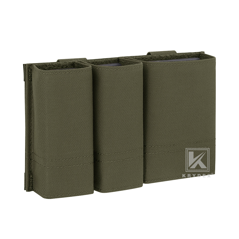 Krydex Tactical Double 9mm & 5.56 Magazine Pouch Mag Holder Duty Belt & Molle Compatible