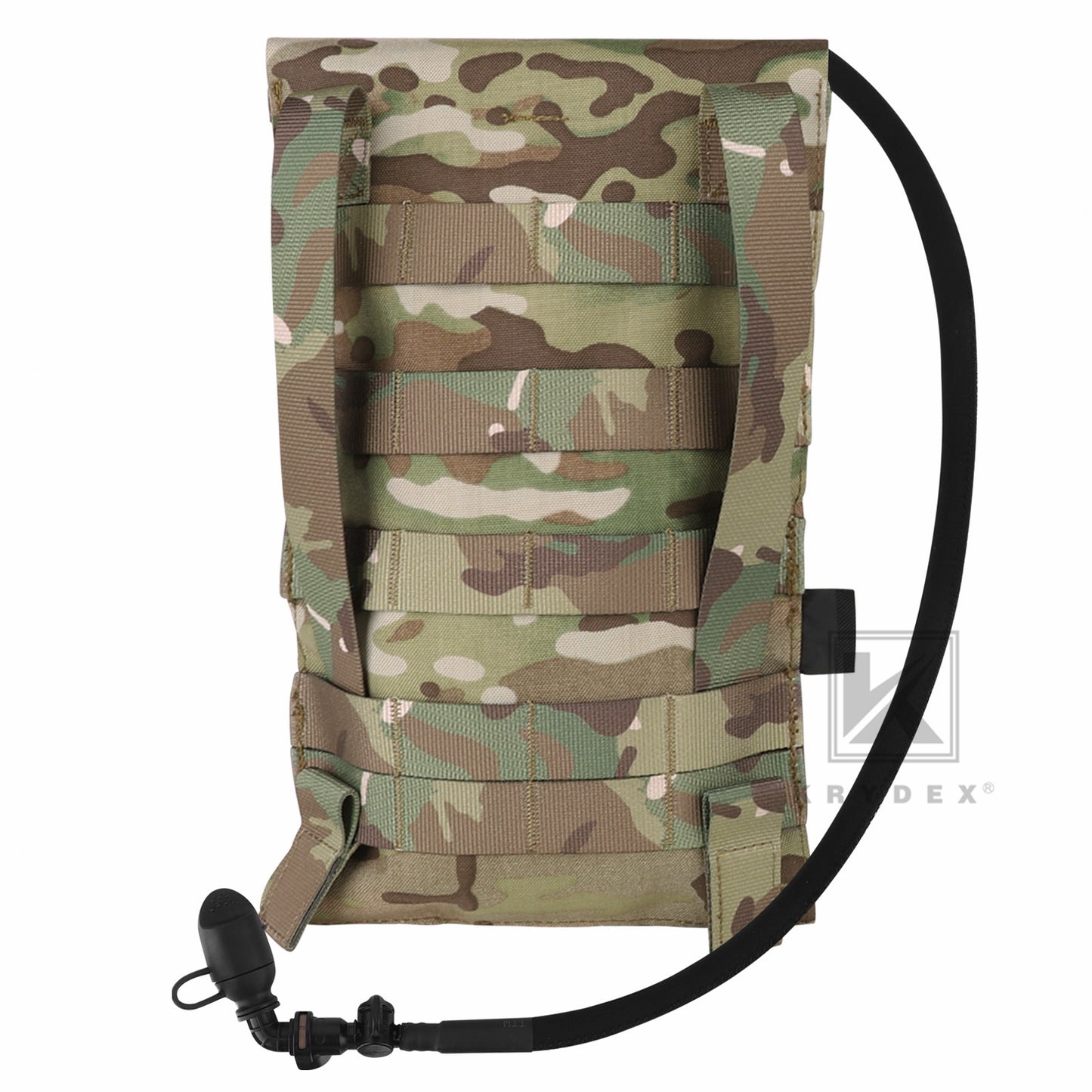 Krydex Tactical 50 oz Hydration Carrier MOLLE Pack Modular Water Bladder Pouch