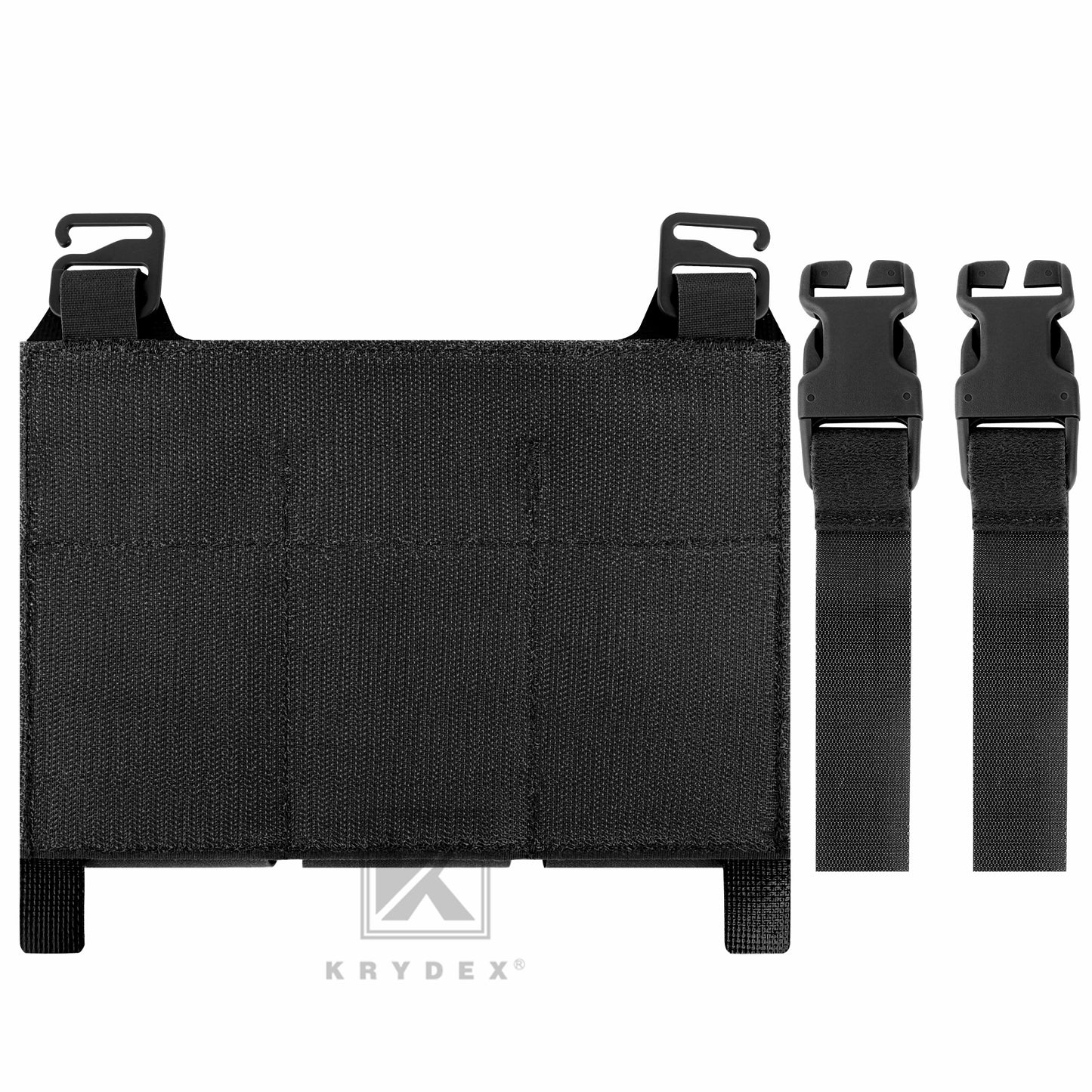 Krydex Tactical KTAR Front Flap 5.56 Triple Magazine Pouch for Tactical Vest Plate Carrier