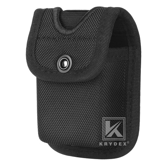 Krydex Glove Holder Nylon Molded Pager Pouch Latex Nitrile Disposable Gloves Pouch Fits 2" & 2.25" Duty Belt For Police Firefighter Law enforcement EMT Paramedic First Responders