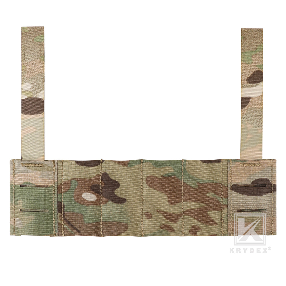 Krydex Tactical Chest Rig MOLLE Panel Front Chest Holder Bridge Phone Mount for D3CR MK3 MK4 UW SOP Rigs